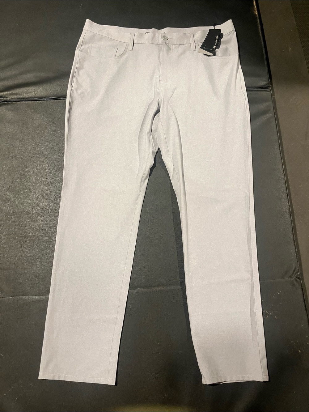 TravisMathew Men's Light Gray Performance Golf Pants